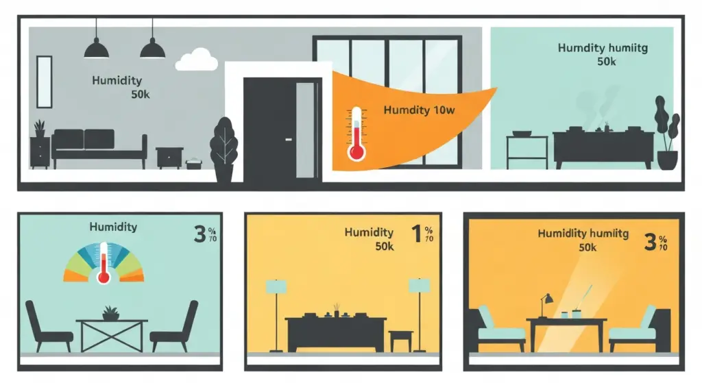 luchtvochtigheid in huis