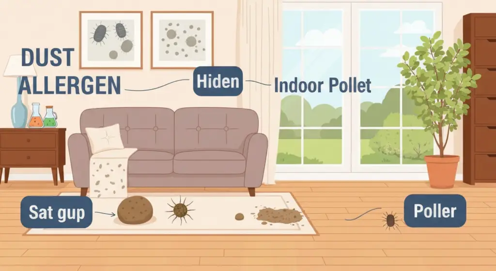 allergenen in huis verminderen